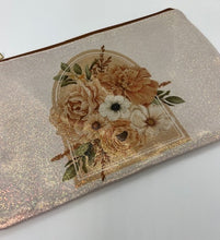 Load image into Gallery viewer, large boho makeup bag boho florals cute makeup bag