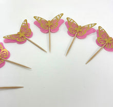 Load image into Gallery viewer, butterfly cake topper