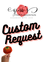 Load image into Gallery viewer, Custom theme cake topper