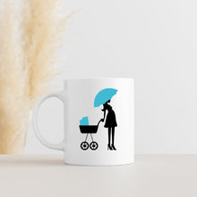 Load image into Gallery viewer, Mom to be cup, Baby boy mom, Baby girl mug, gender reveal, baby announcement
