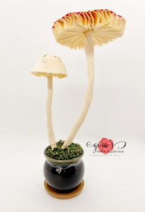 Paper mushrooms