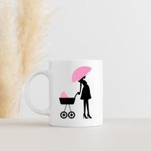 Load image into Gallery viewer, Mom to be cup, Baby boy mom, Baby girl mug, gender reveal, baby announcement
