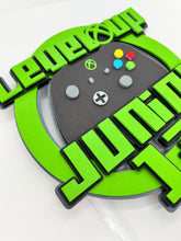 Load image into Gallery viewer, gamer cake topper xbox remote cake topper
