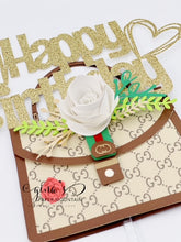 Load image into Gallery viewer, Designer Handbag Birthday cake topper
