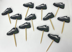 Airmaxx cake topper, Nike shoe cupcake topper, shoe cupcake topper, shoe party decorations, sneaker cupcake topper, airmax 95, sneaker